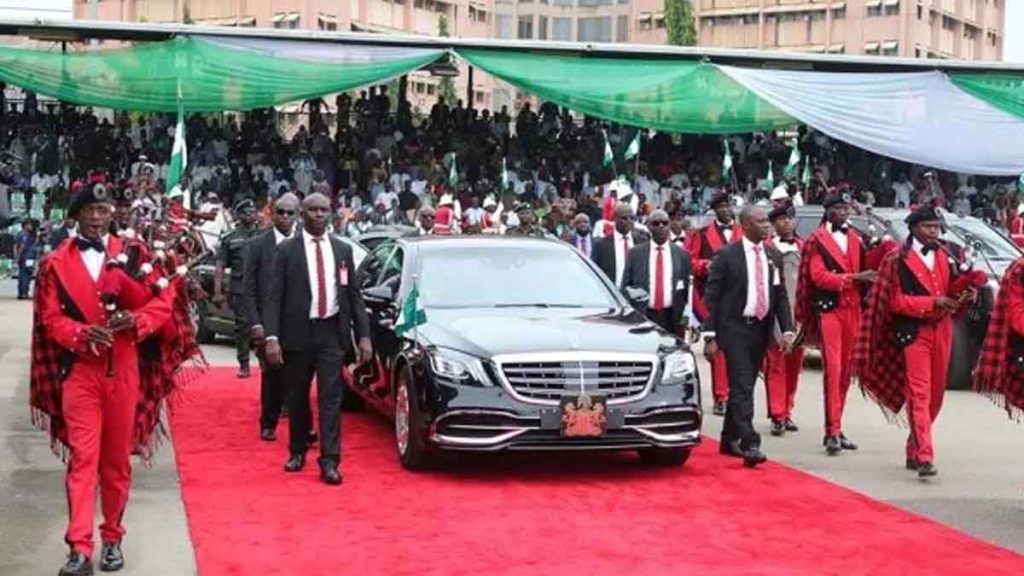 President Muhammadu Buhari of Nigeria cars