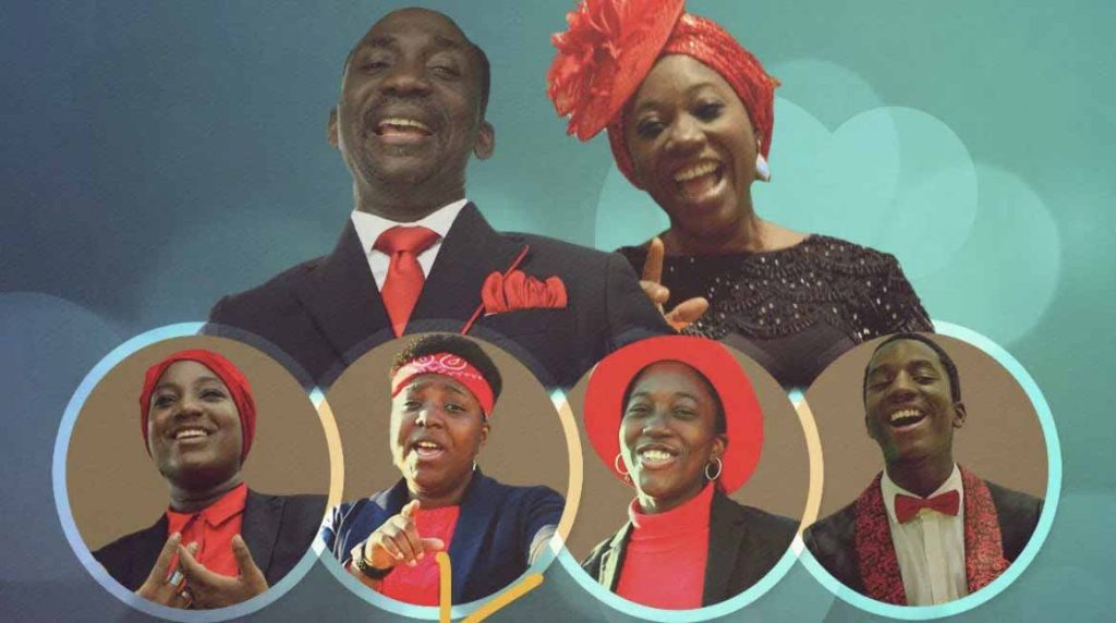 Paul Enenche and family - Wife - Children