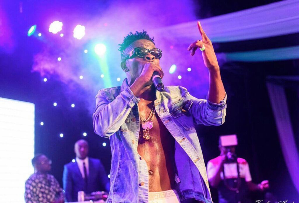 shatta wale stage performance