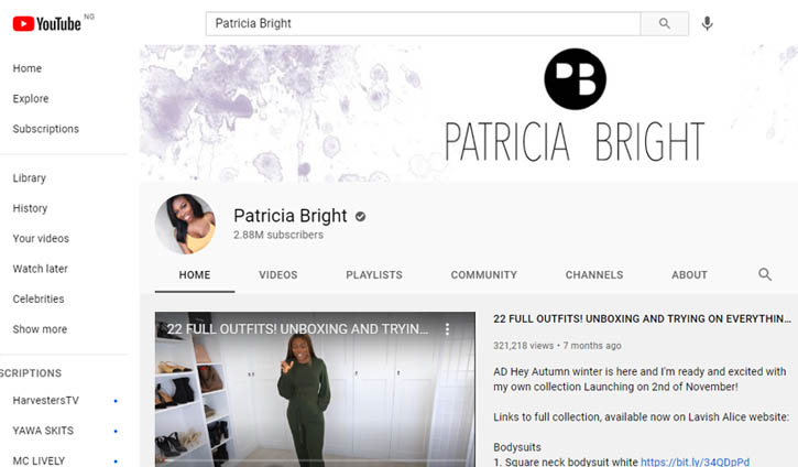 Patricia Bright - Nigeria