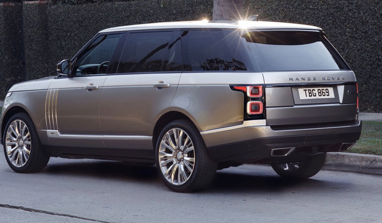 2021 Range Rover SV Autobiography back view