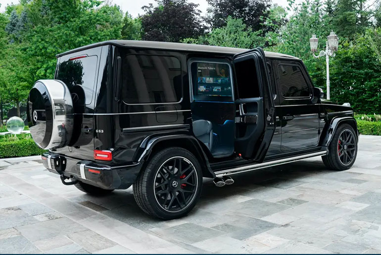 Mercedes AMG G-Wagen limo back view