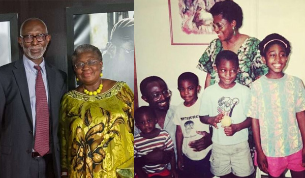 Ngozi Okonjo Iweala with Family