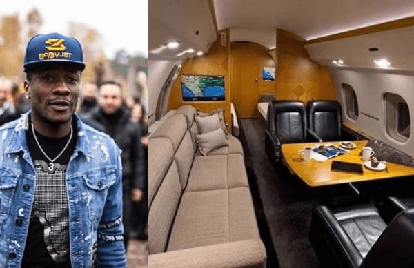 Asamoah Gyan private jet