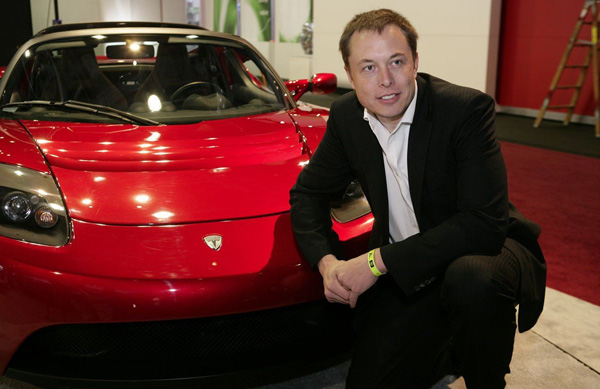Elon Musk 2008 TESLA ROADSTER