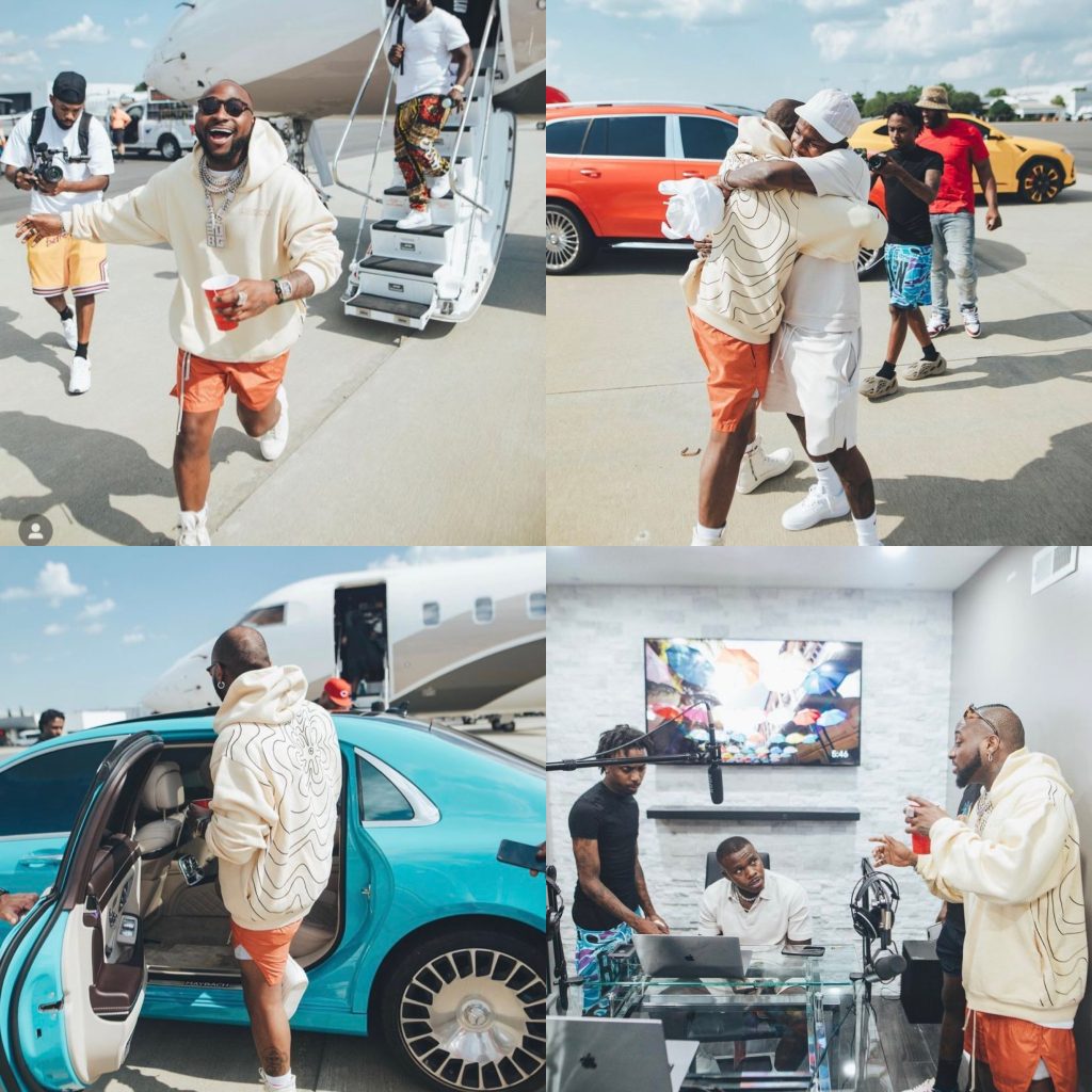 Dababy welcomes Davido into America in style