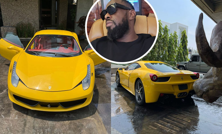 'I left my gal friends and got a new baby' as Timaya acquires a new Ferrari 458 Italia