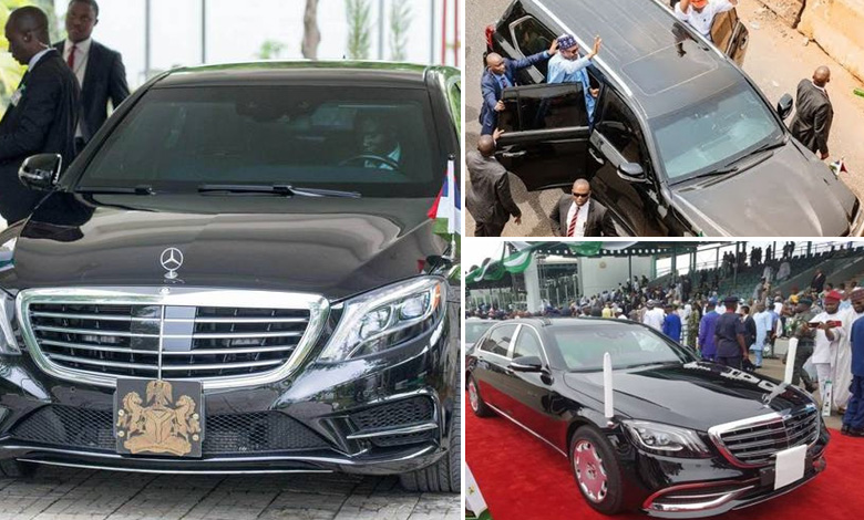 Check Out President Buhari And His Armoured Official State Cars