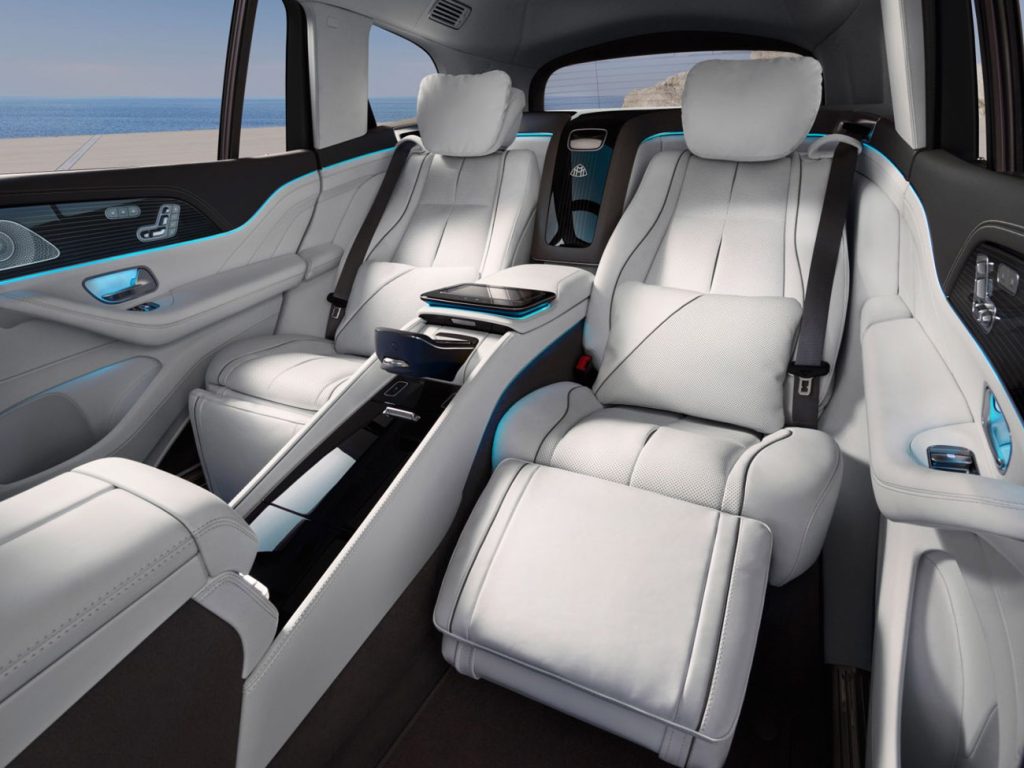 Private Jet Style Rear Seating in 2022 Maybach GLS 600