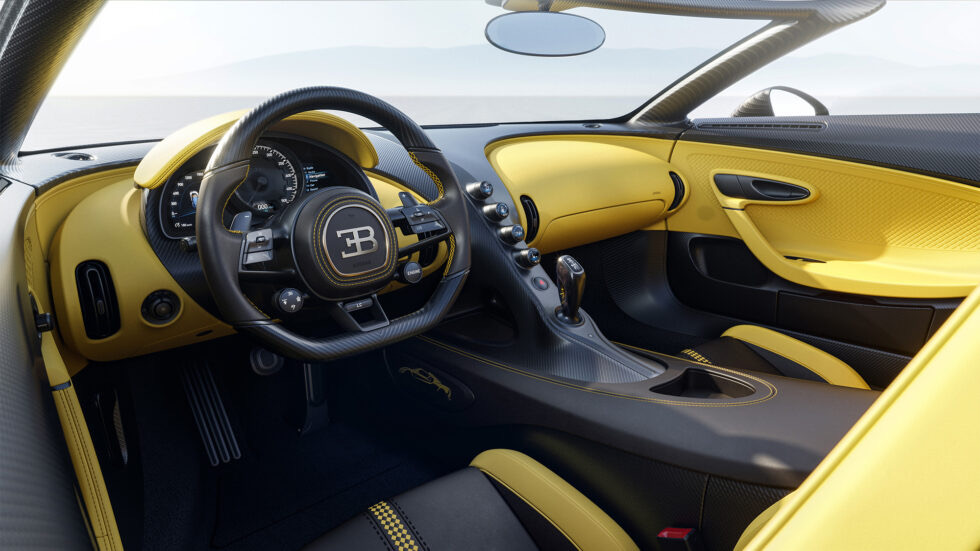 Interior Of The Bugatti W16 Mistral Interior