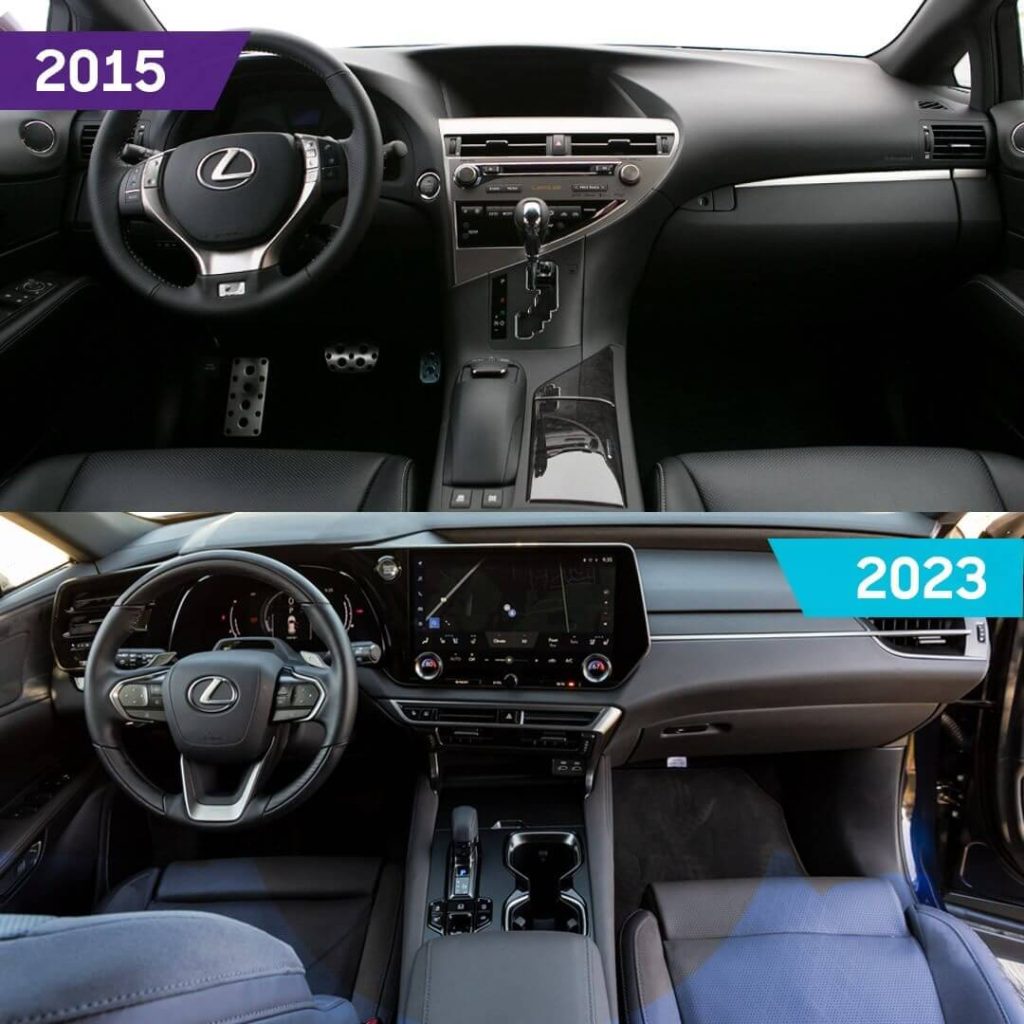 2015 Lexus RX interior