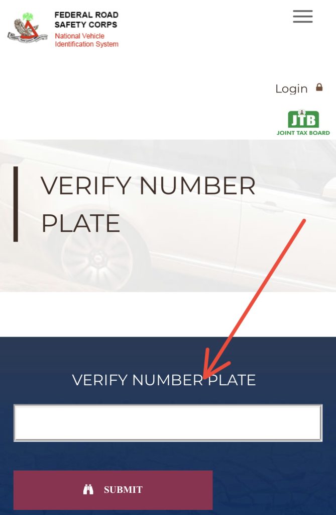 VehicleManagement/VerifyPlateNo