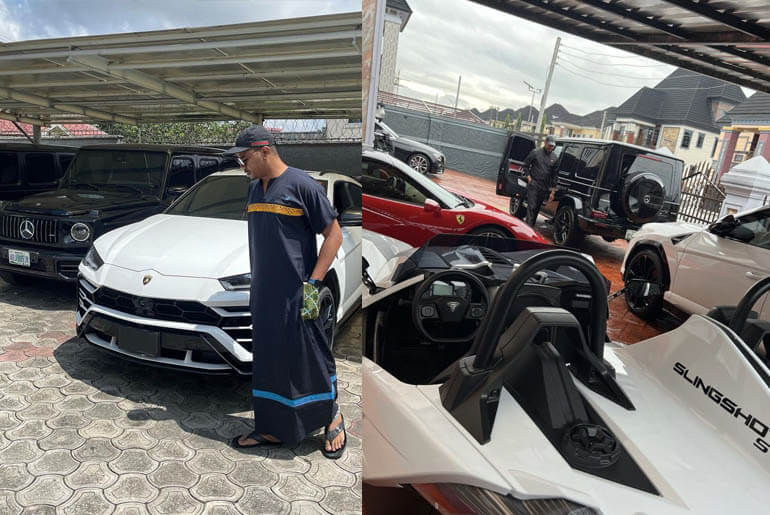 Man Like Chico Shows Off Rides Worth Almost A Billion Naira