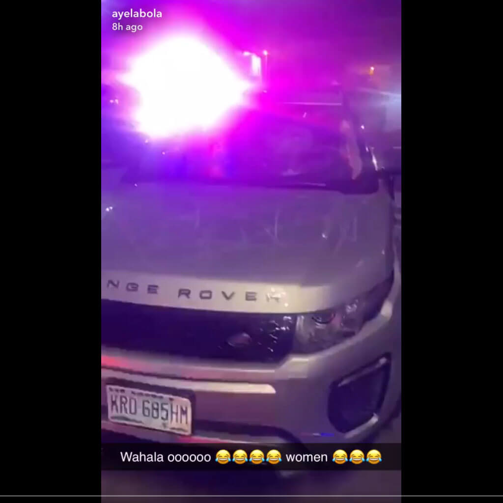 Man destroys side chick a Range Rover