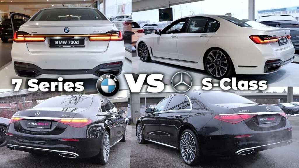 Mercedes-Benz vs. BMW back view