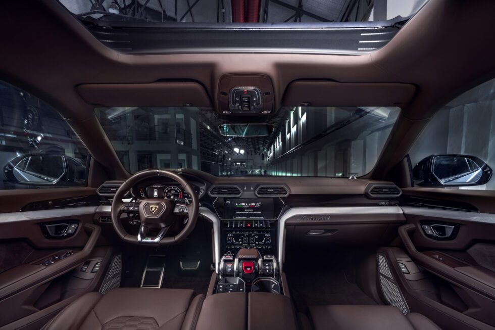 Interior Of The New Lamborghini Urus S