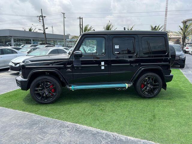 sideview of 2022 Mercedes Benz G63 in Nigeria