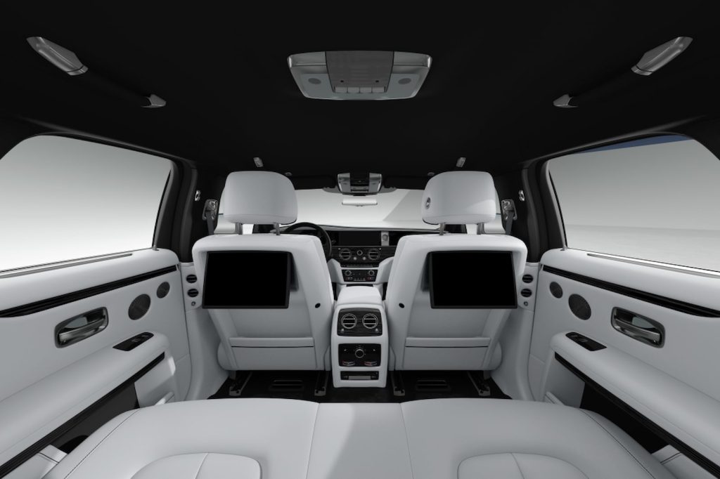 Rear Seat View Of The 2022 Rolls Royce Ghost