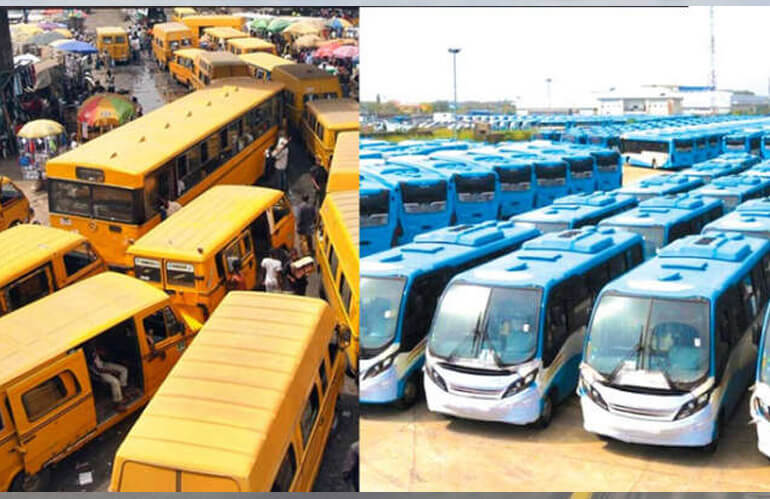 Danfo Bus vs BRT Buses