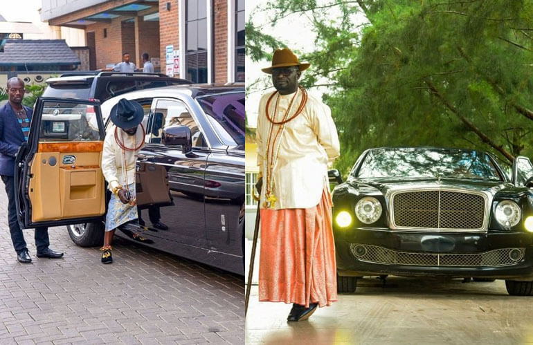 Warri Billionaire Chief Ayiri Emami with Luxury cars, from Rolls-Royce Phantom And Bentley Mulsanne