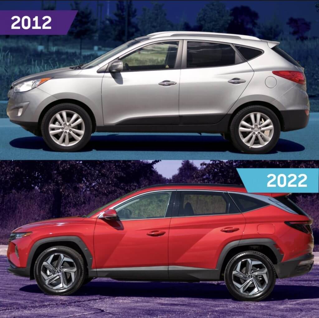 2022 Hyundai tucson sideview