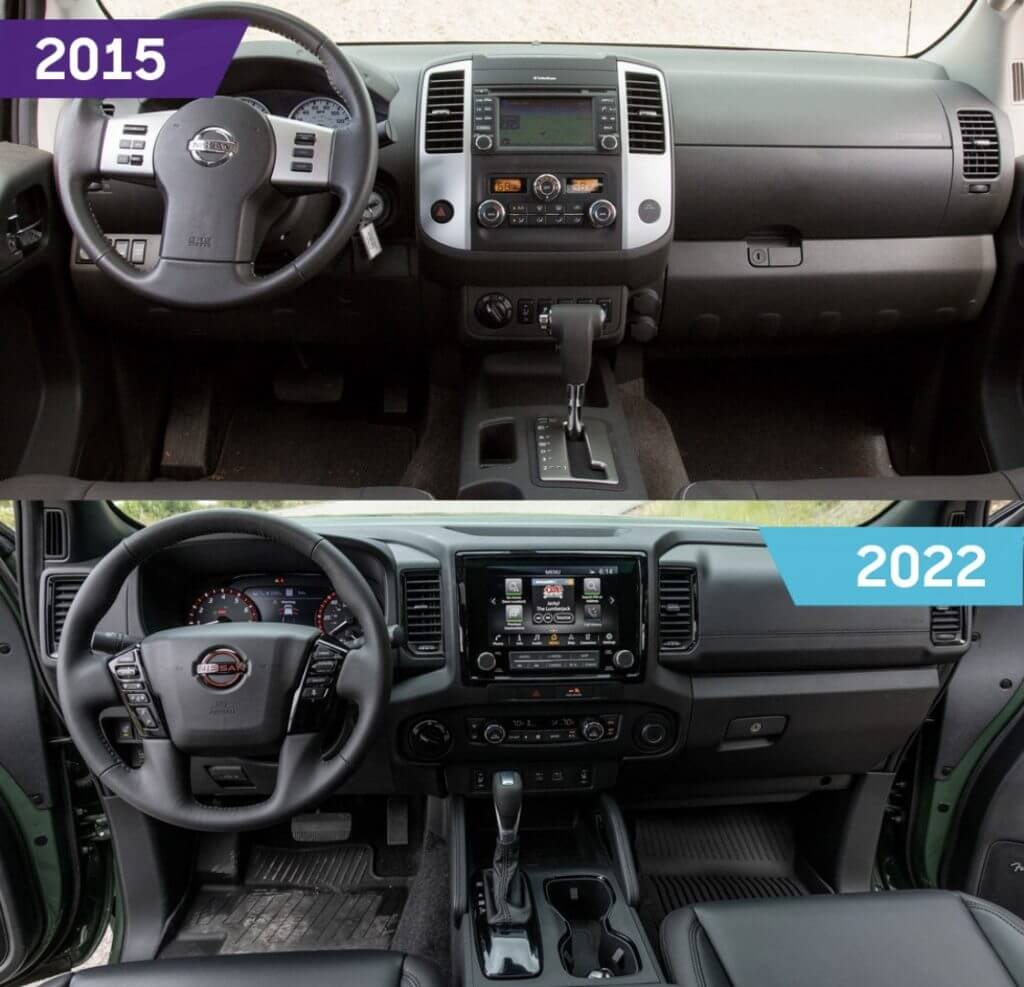 The Interior Of The 2022 Nissan Frontier