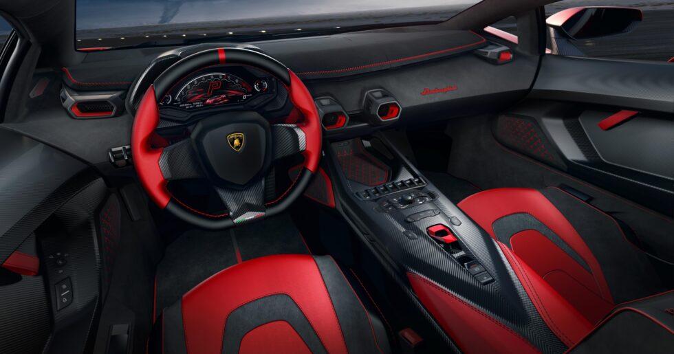 Lamborghini Auténtica roadster interior