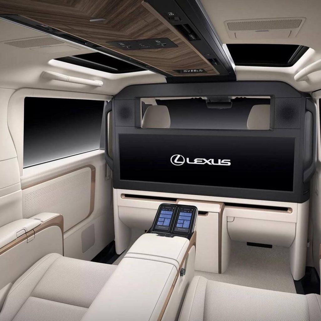 2024 Lexus LM minivan interior
