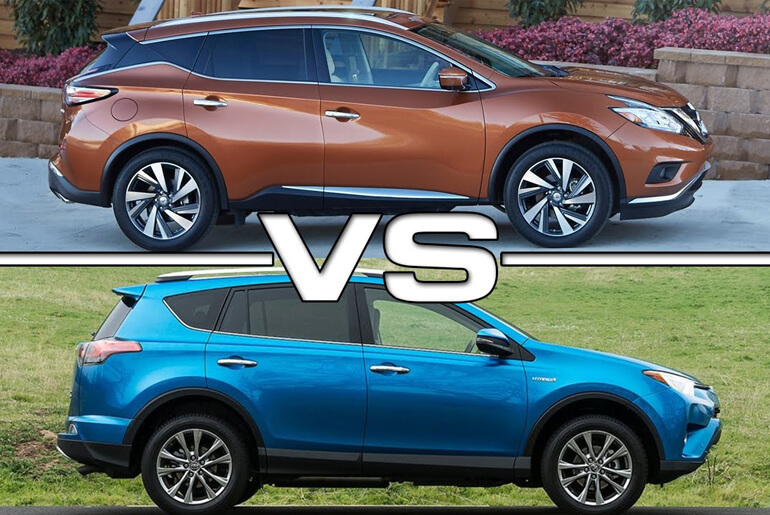 Nissan Murano vs Toyota RAV4
