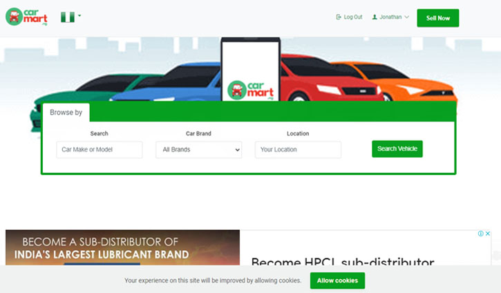 carmart Homepage 