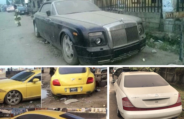 Check out Cars worth millions Abandoned By Their Lavish Owners In Nigeria