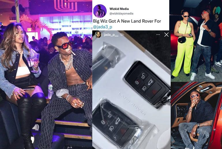 FANS React As Wizkid Allegedly Buys Car For Baby Mama, Jada P