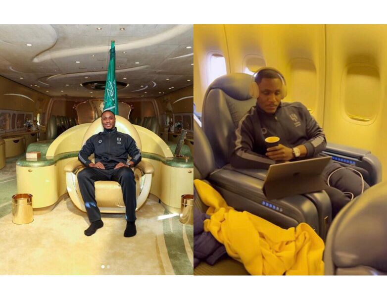 As Nigerian Footballer Odion Ighalo Gives Tour Of a $200 Million Private Jet