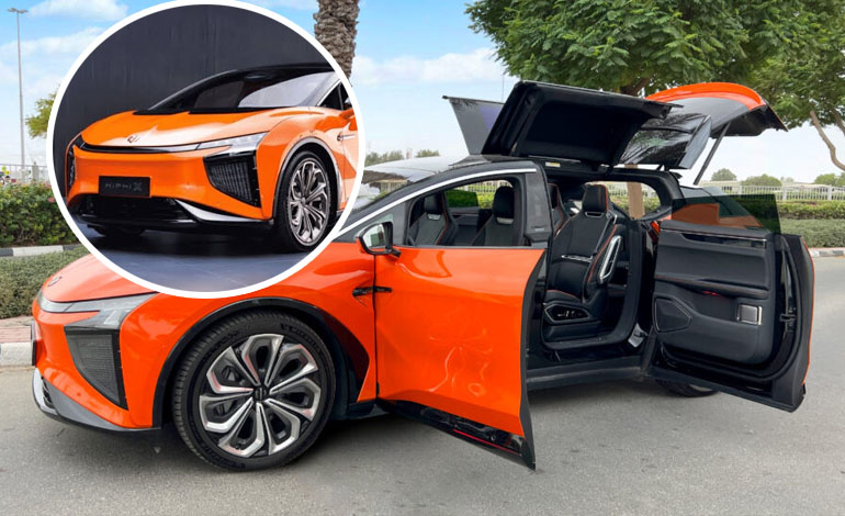 Check out this HiPhi X, China’s high-tech version of the Tesla