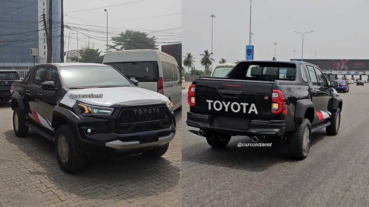 N70 million 2024 Toyota Hilux already taking over Streets of Lagos