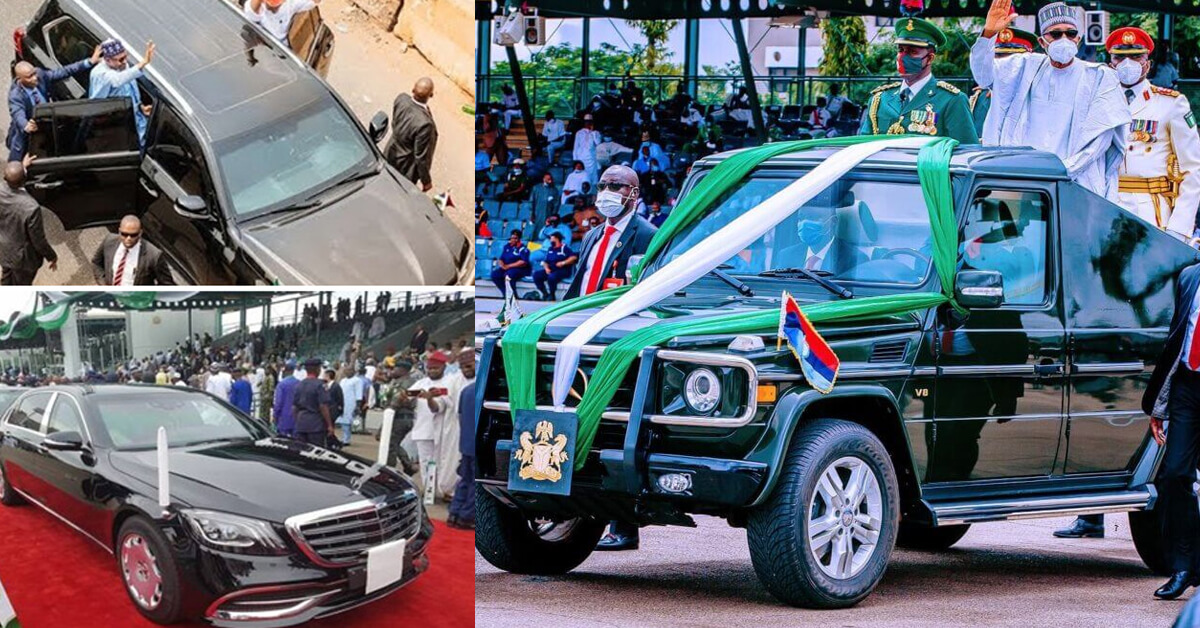 Nigeria Presidential official cars the incoming President
