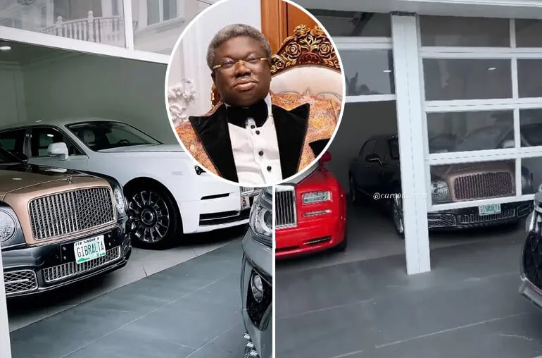 Video Spots 6 Rolls-Royce Worth Billions in the Garage of Sir Olu Okeowo