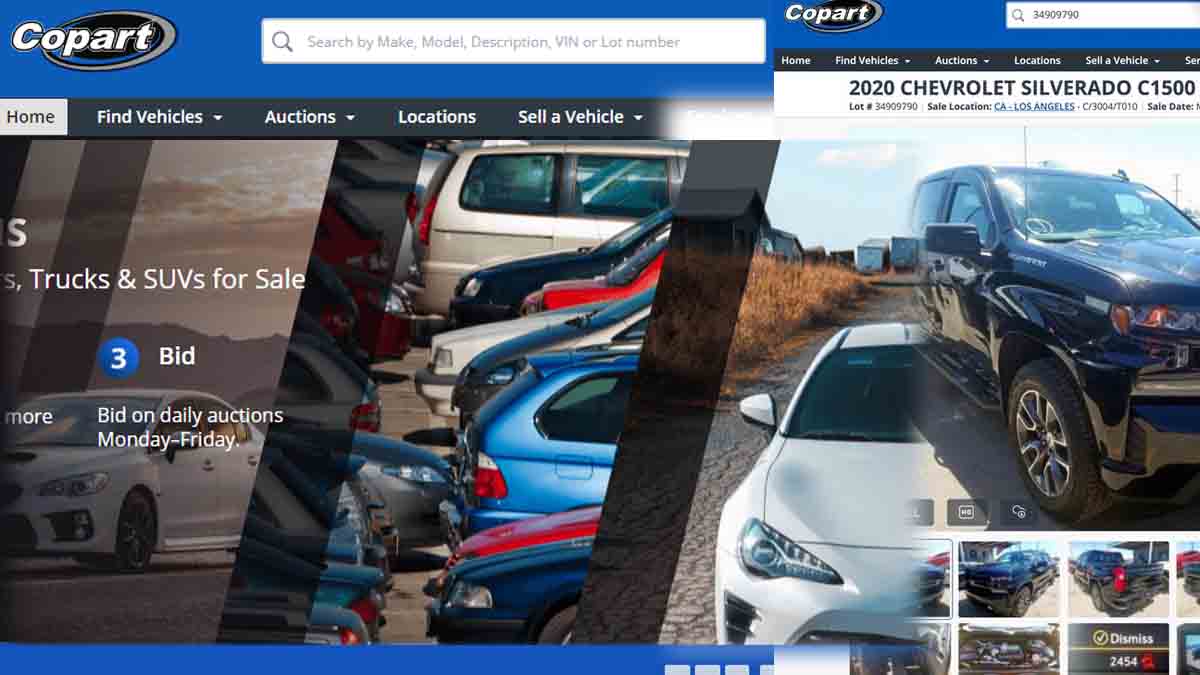 COPART auto auction - Best online car auction sites