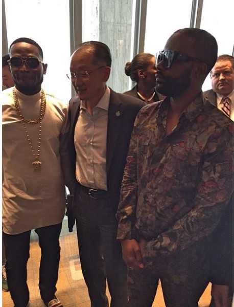 dbanj and Jim Yong Kim