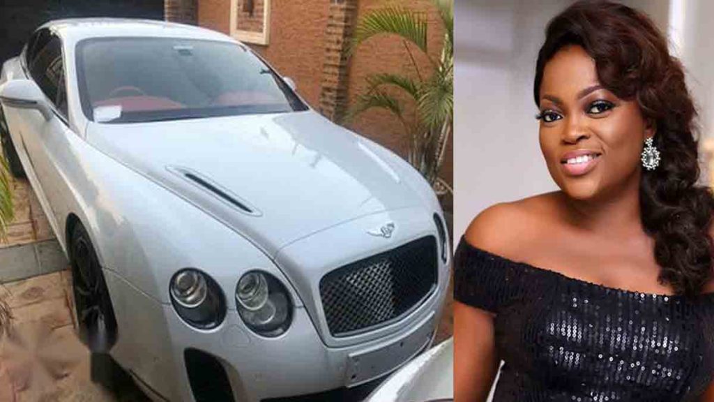 Funke Akindele Bentley continental GT