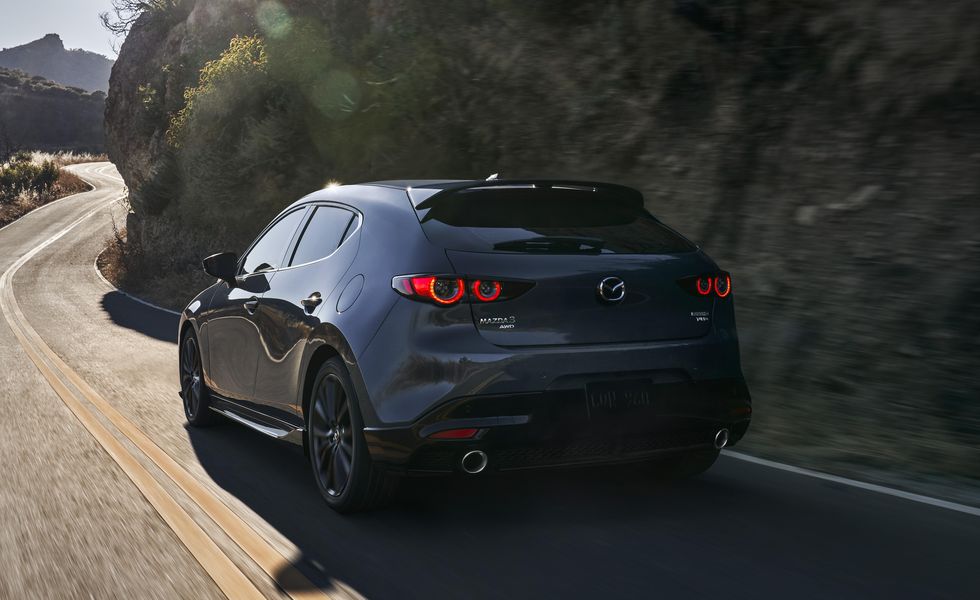 2021 Mazda 3 2.5 Turbo backview