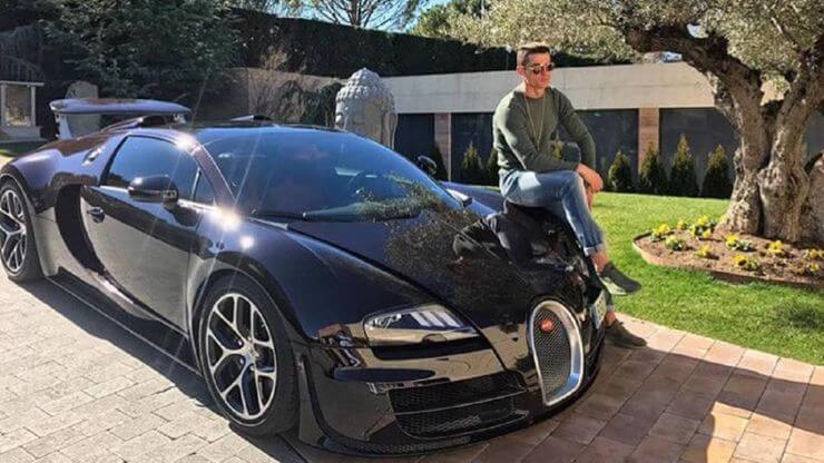 Cristiano Ronaldo Bugatti Veyron