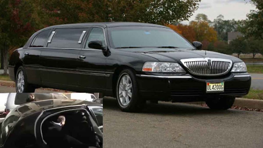 jeff bezos lincoln stretch limousine