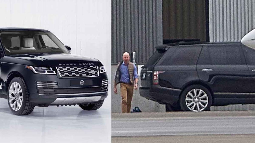 jeff bezos range rover