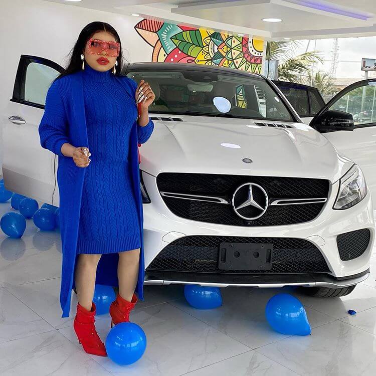 Bobrisky Mercedes Benz SUV