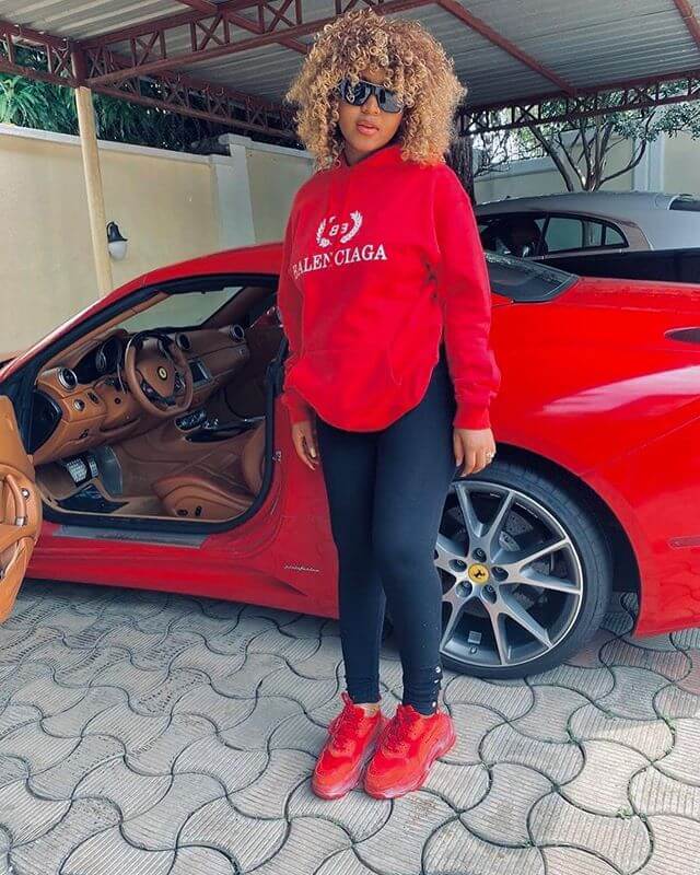 Regina Daniels car collection 1