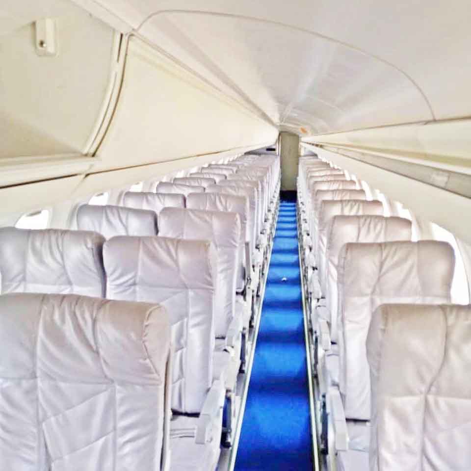 ERJ-145 Jet interior