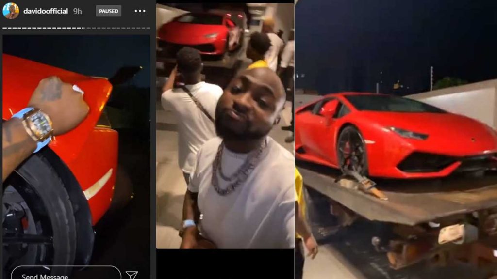 Davido Lamborghini Huracán