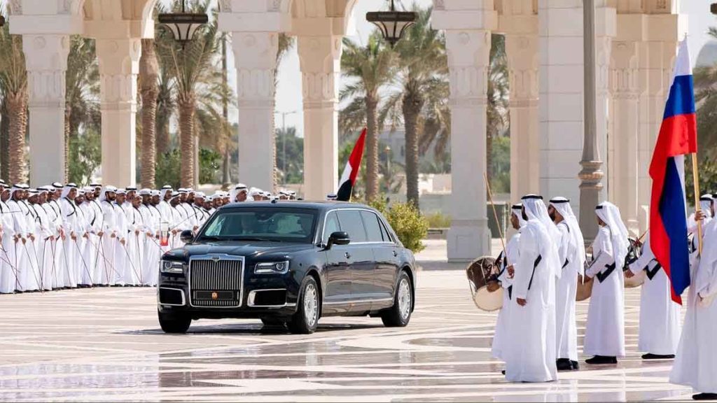 President Vladimir Putin of Russia Official car