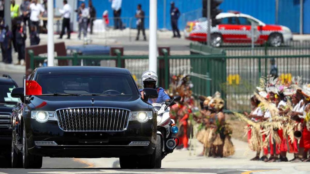 President Xi Jinping of China's official car